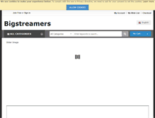 Tablet Screenshot of bigstreamers.com